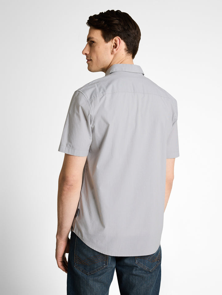 STRIPED POPLIN SHIRT