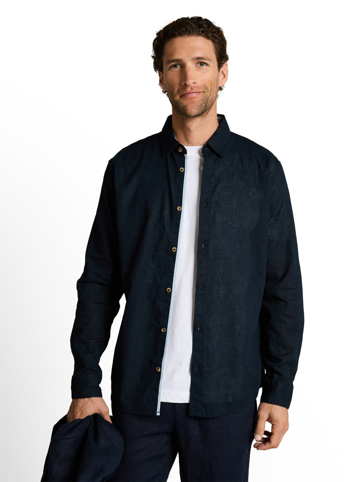 COTTON LINEN SHIRT