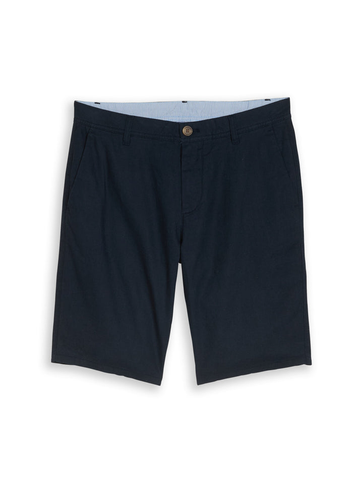 REGULAR COTTON LINEN CHINO SHORTS