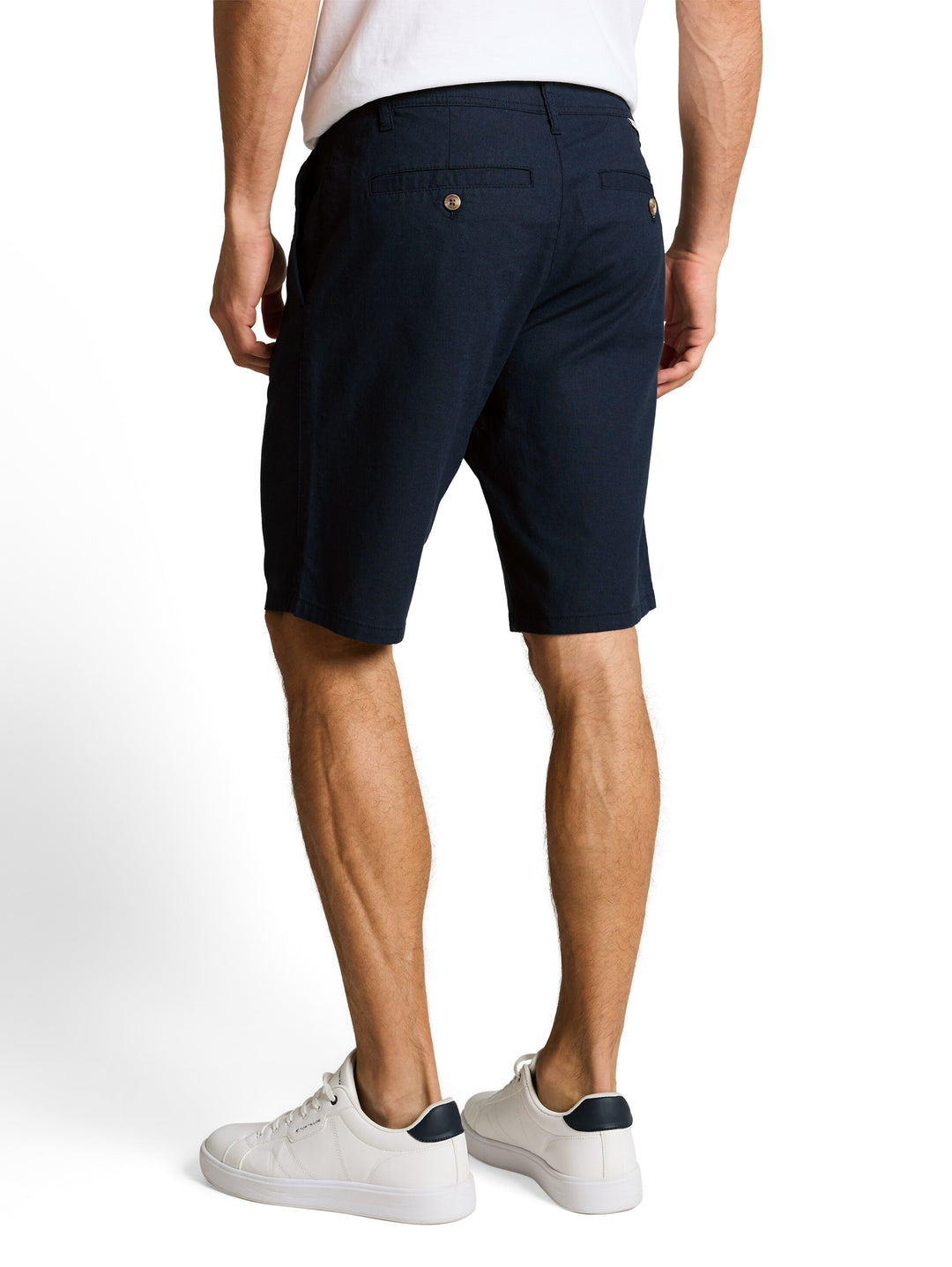 REGULAR COTTON LINEN CHINO SHORTS