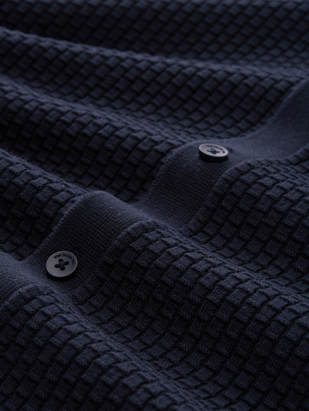 MINIMAL STRUCTURED KNIT POLO JACKET