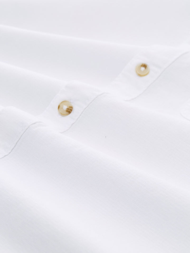 STRUCTURED SLUBYARN SHIRT