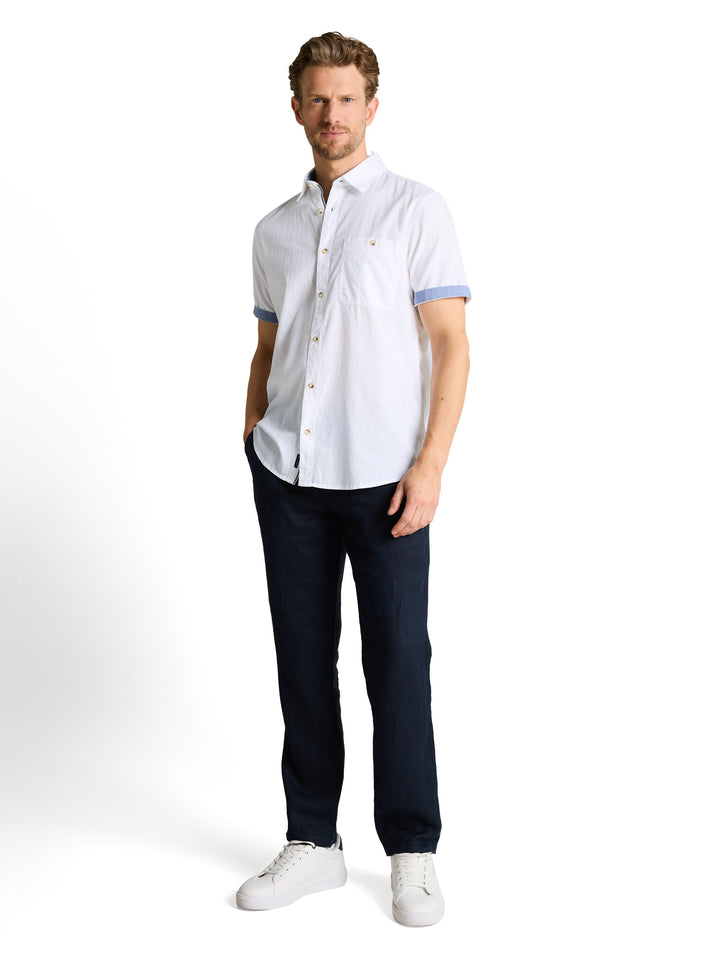 STRUCTURED SLUBYARN SHIRT