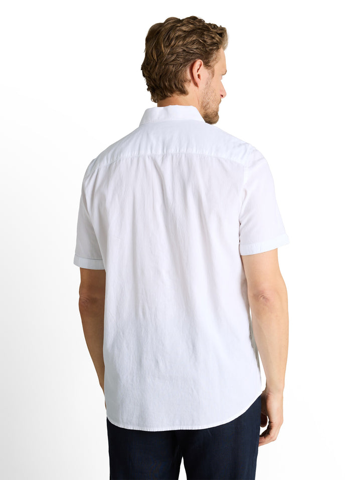 STRUCTURED SLUBYARN SHIRT