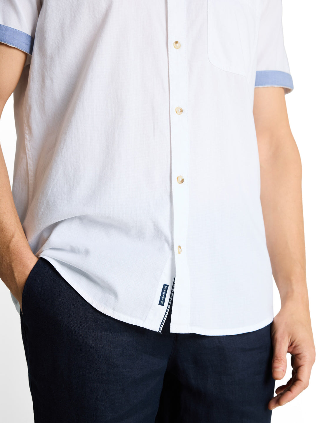 STRUCTURED SLUBYARN SHIRT