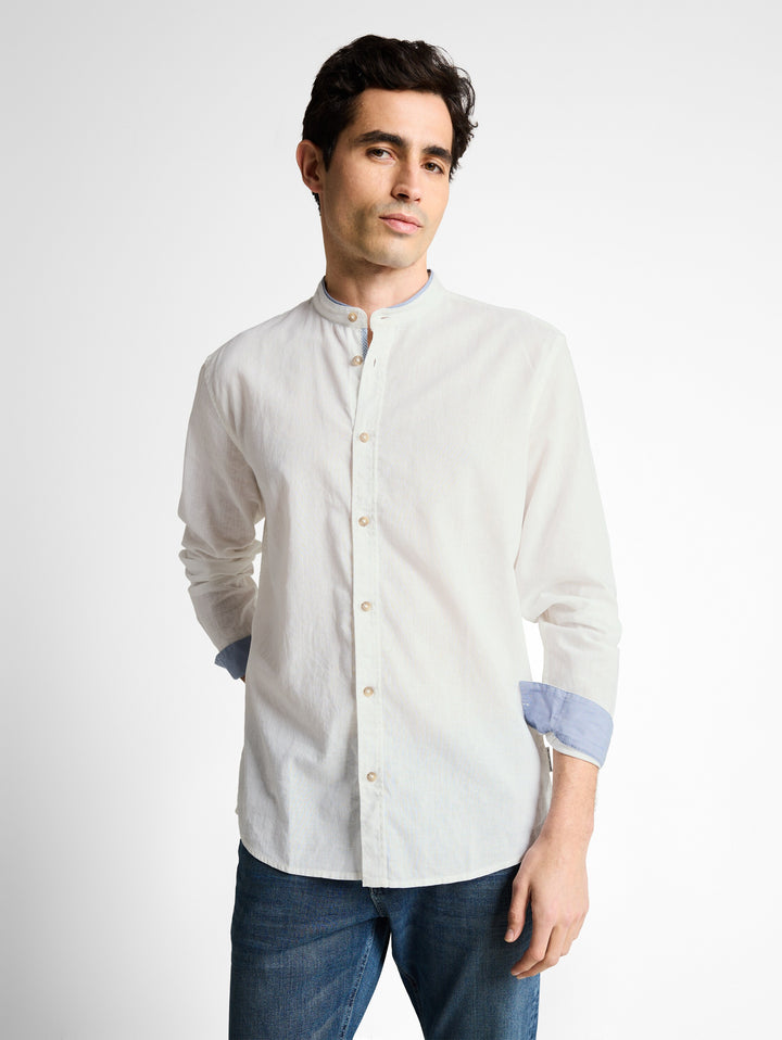 COTTON LINEN SHIRT