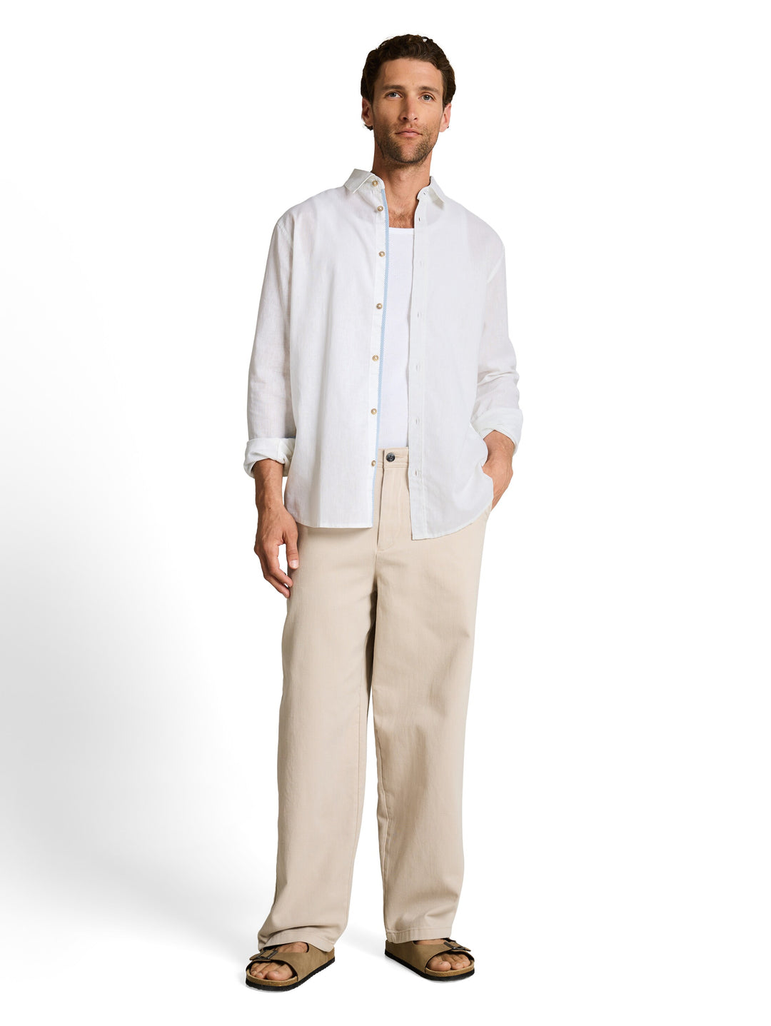 COTTON LINEN SHIRT