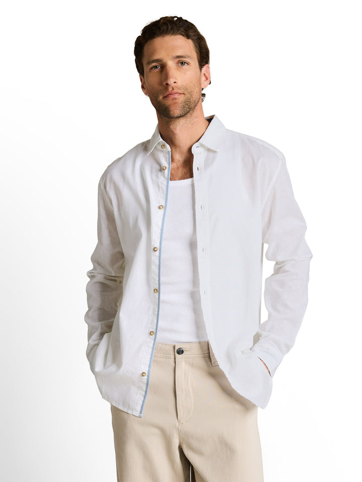 COTTON LINEN SHIRT