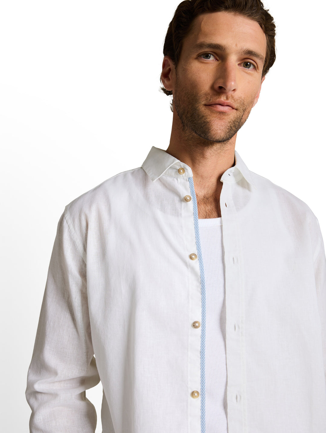 COTTON LINEN SHIRT