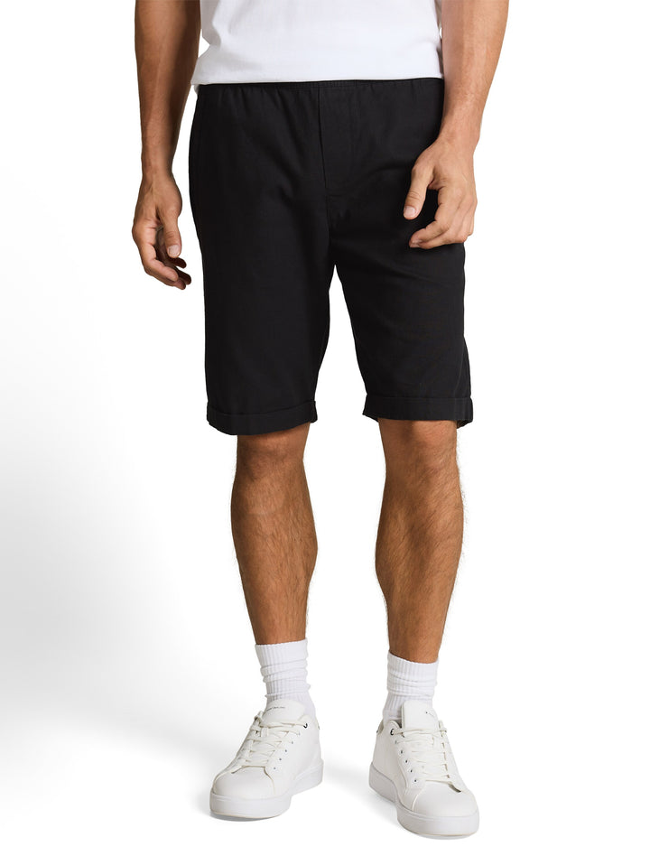 REGULAR COTTON LINEN BEACH SHORTS
