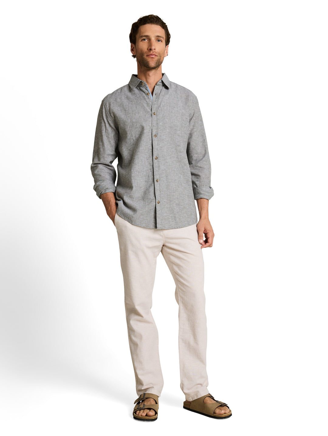 COTTON LINEN SHIRT