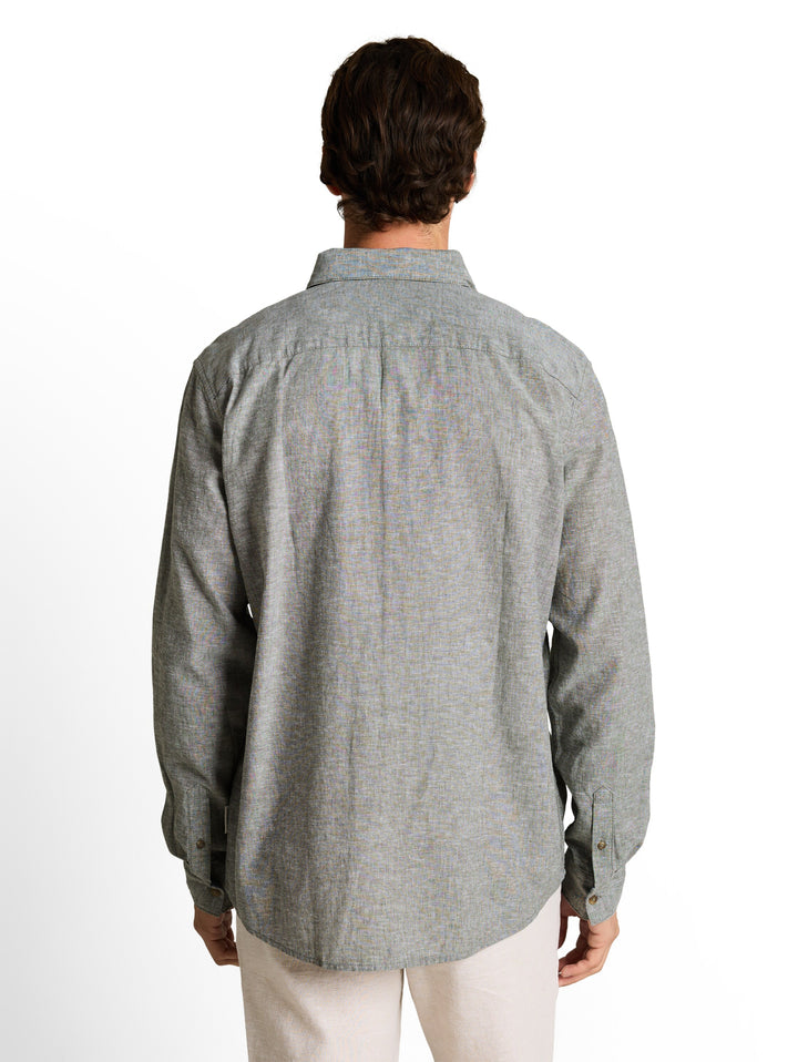 COTTON LINEN SHIRT