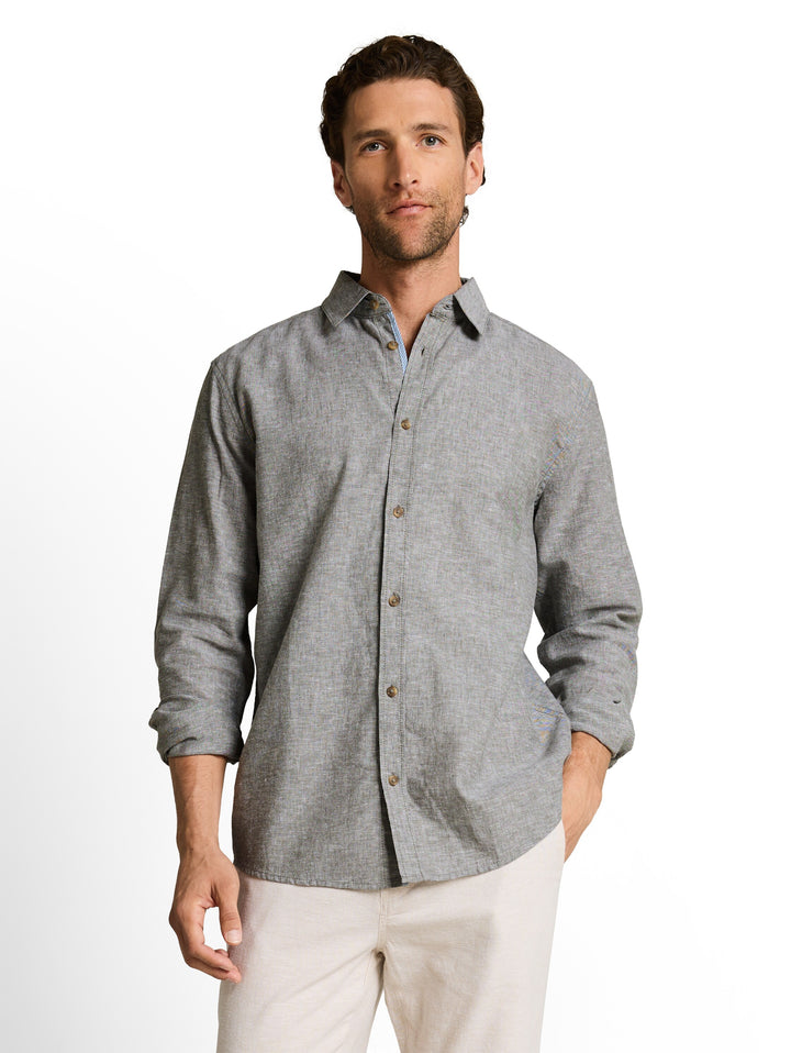 COTTON LINEN SHIRT
