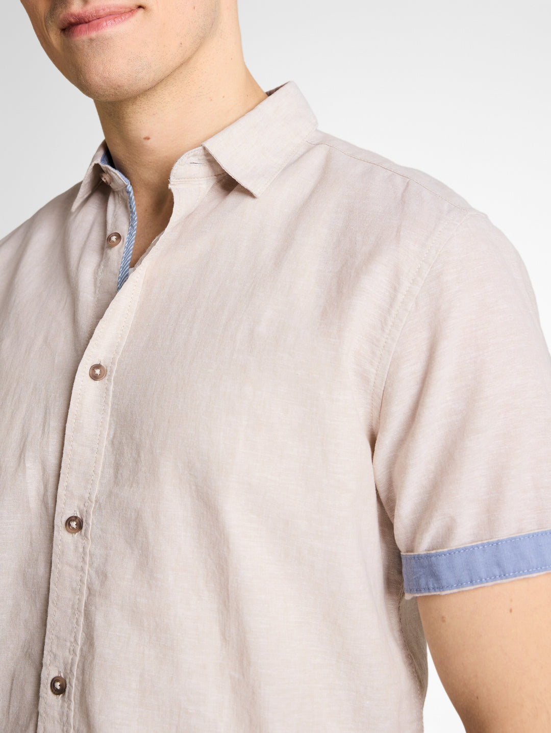 COTTON LINEN SHIRT