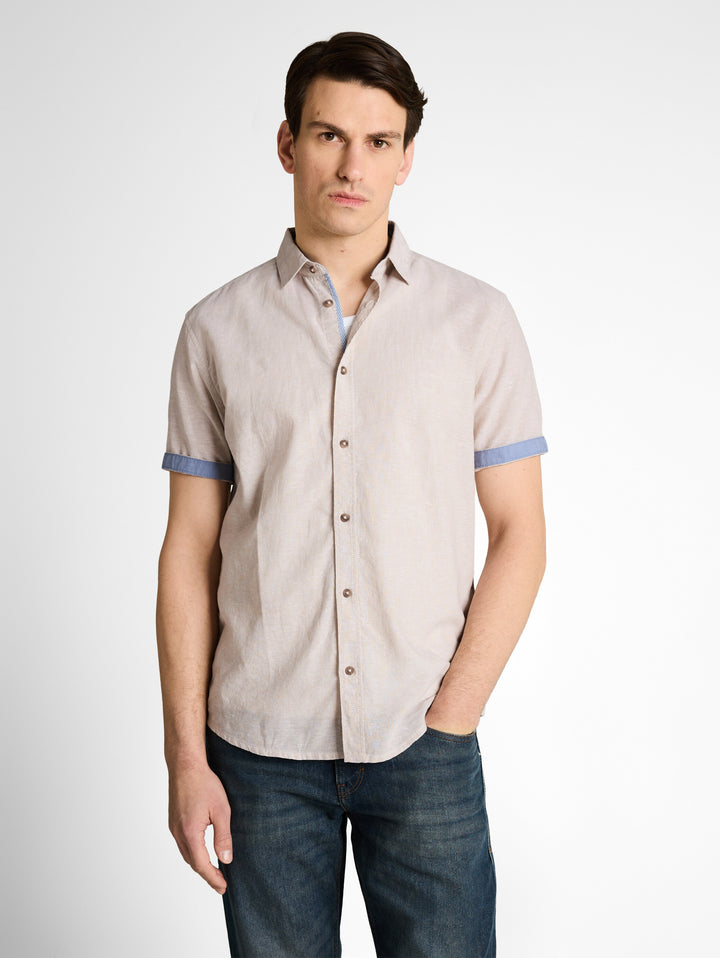 COTTON LINEN SHIRT