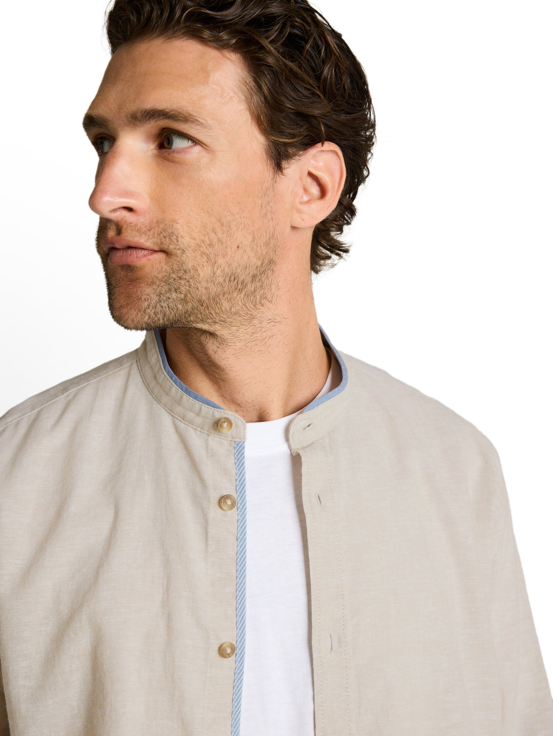 COTTON LINEN SHIRT