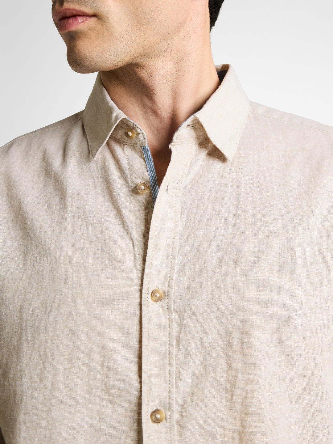 COTTON LINEN SHIRT