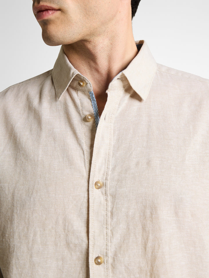 COTTON LINEN SHIRT