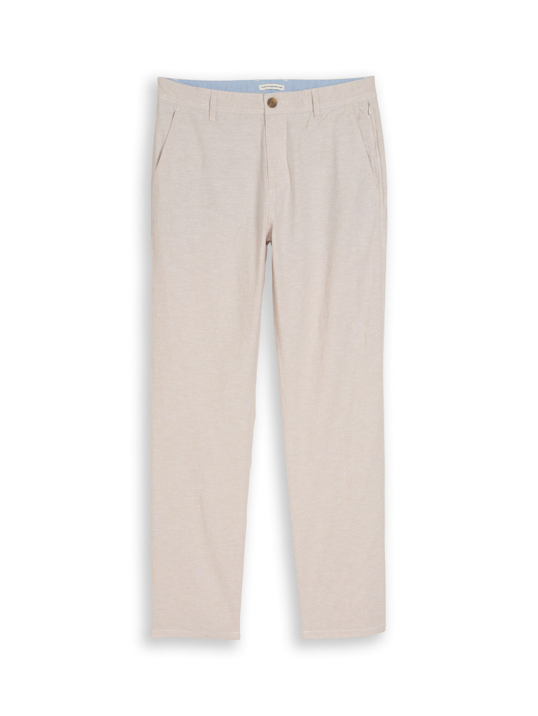 REGULAR COTTON LINEN CHINO PANTS