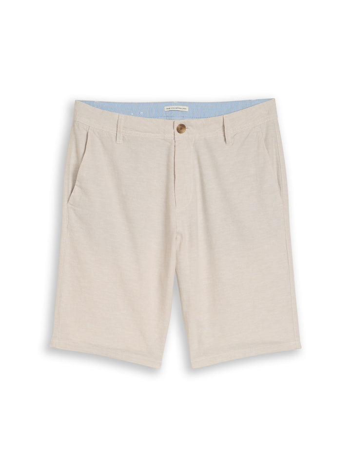 REGULAR COTTON LINEN CHINO SHORTS