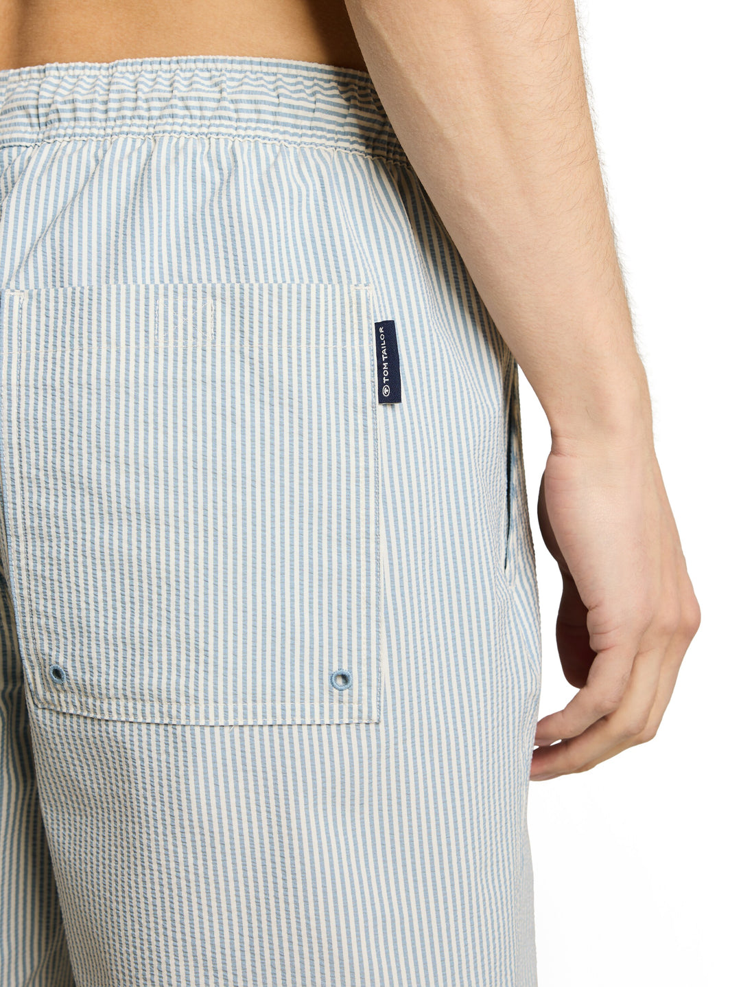 SEERSUCKER SWIM SHORTS