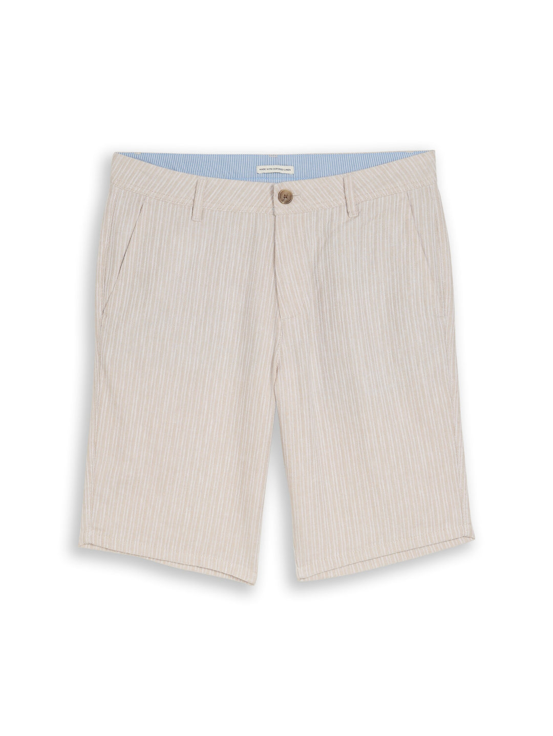 REGULAR COTTON LINEN CHINO SHORTS