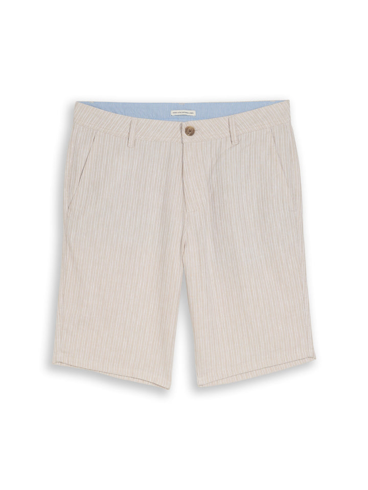 REGULAR COTTON LINEN CHINO SHORTS