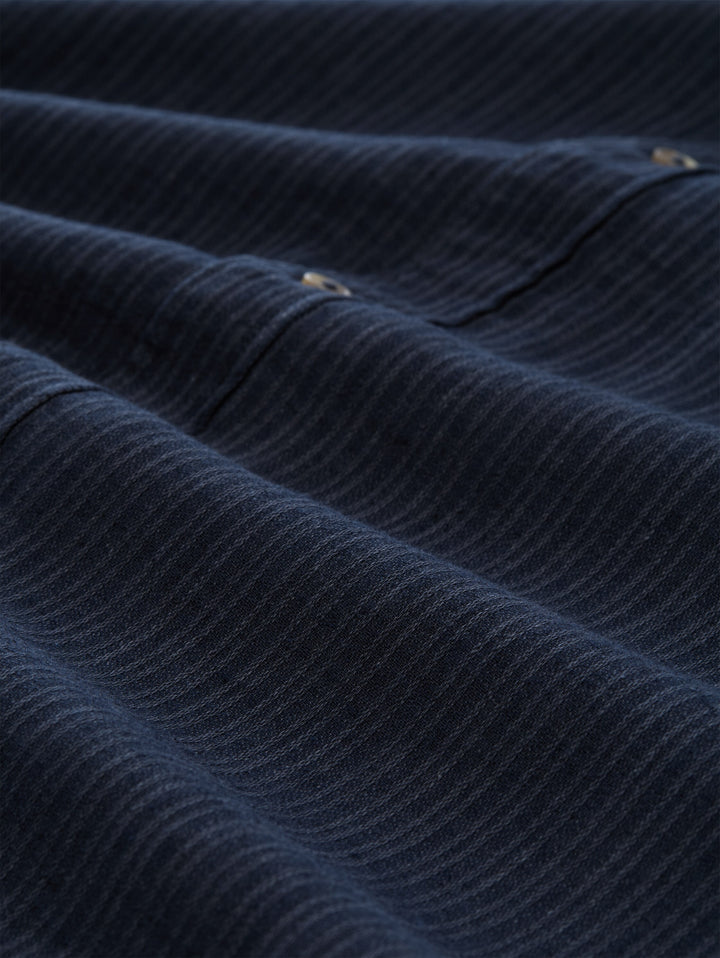 STRUCTURED COTTON LINEN SHIRT