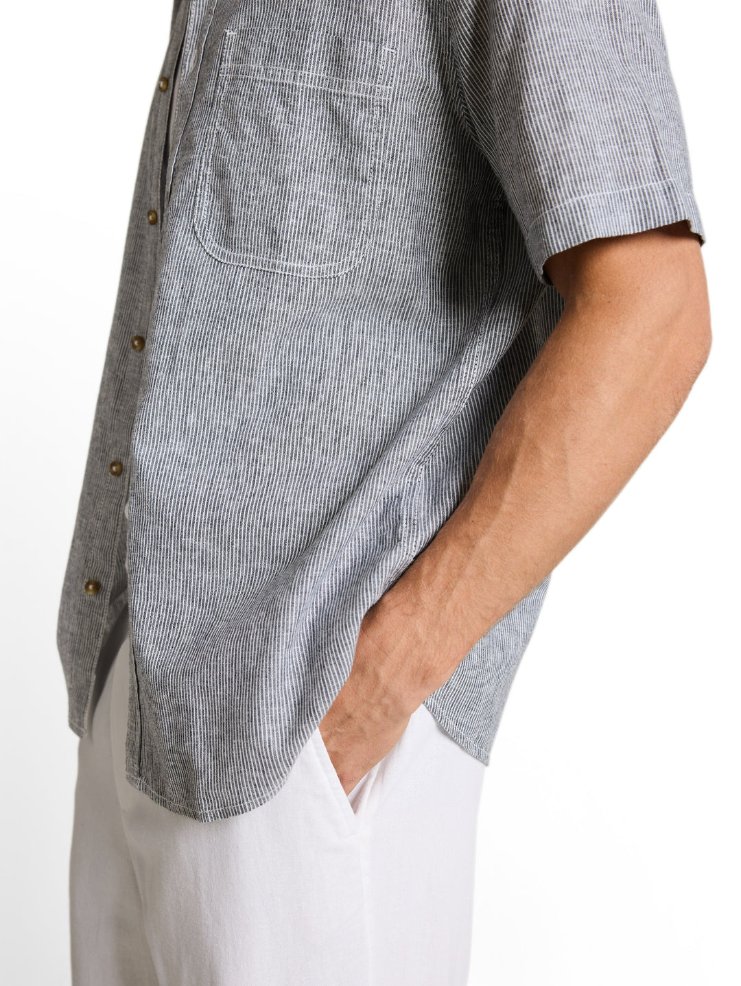 COTTON LINEN SHIRT
