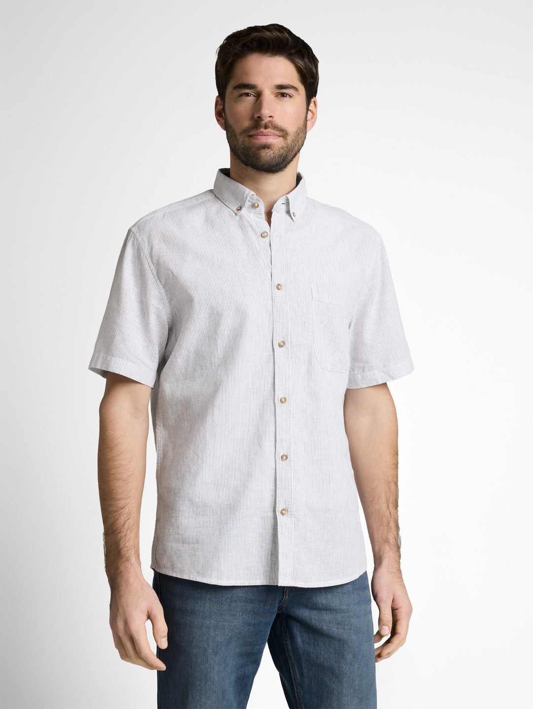 COTTON LINEN SHIRT