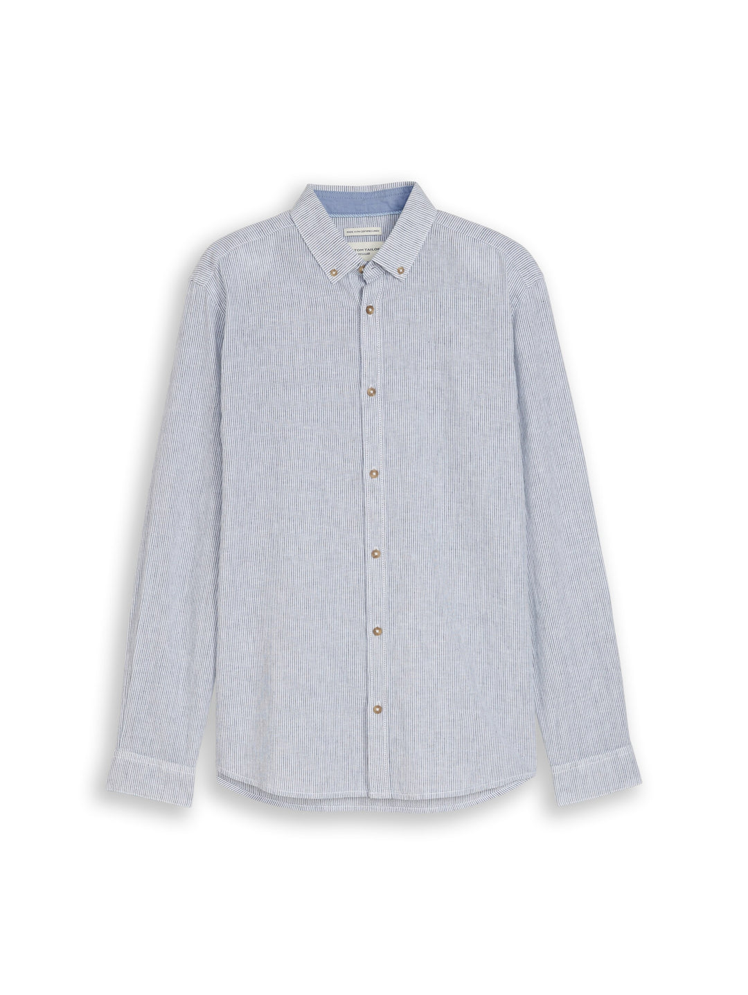 STRIPED COTTON LINEN SHIRT