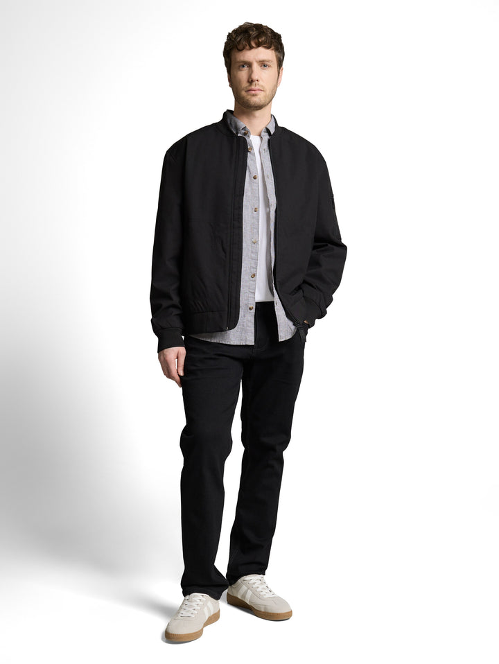 STRIPED COTTON LINEN SHIRT