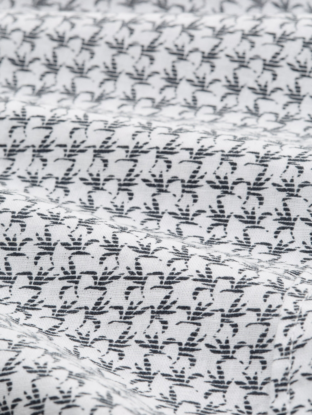 PRINTED COTTON LINEN SHIRT