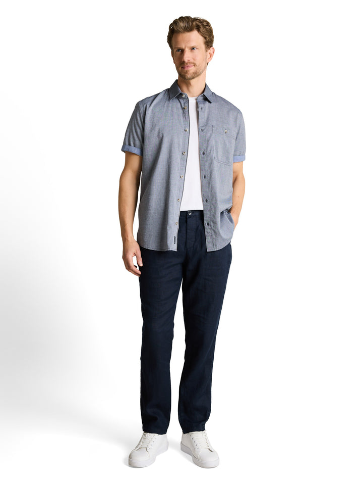 STRUCTURED SLUBYARN SHIRT