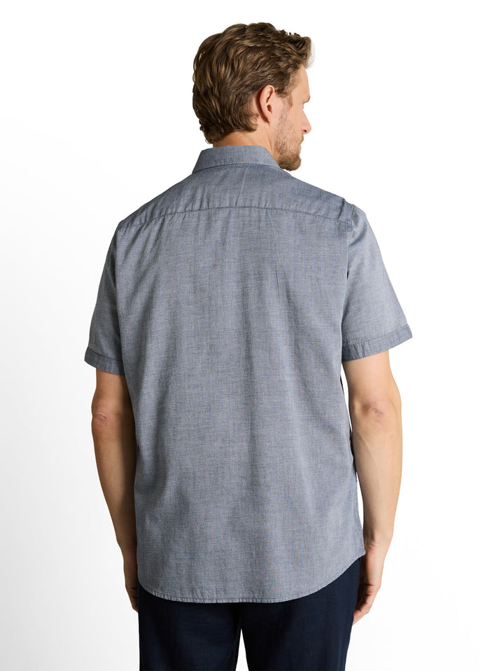 STRUCTURED SLUBYARN SHIRT
