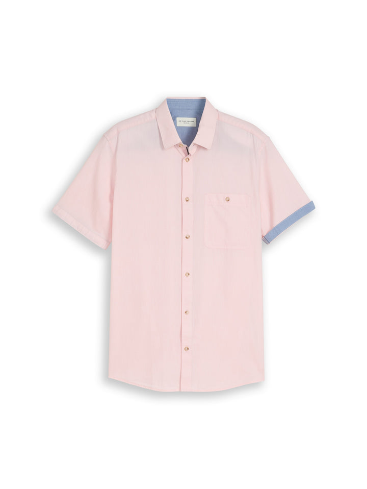 STRUCTURED SLUBYARN SHIRT