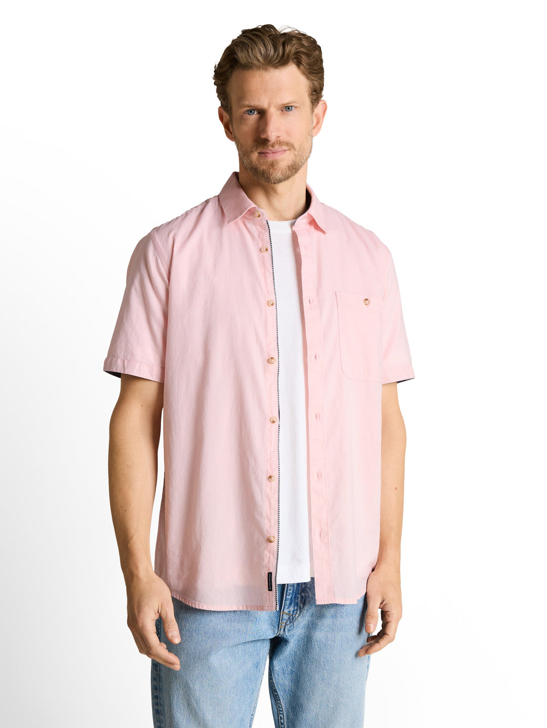 STRUCTURED SLUBYARN SHIRT
