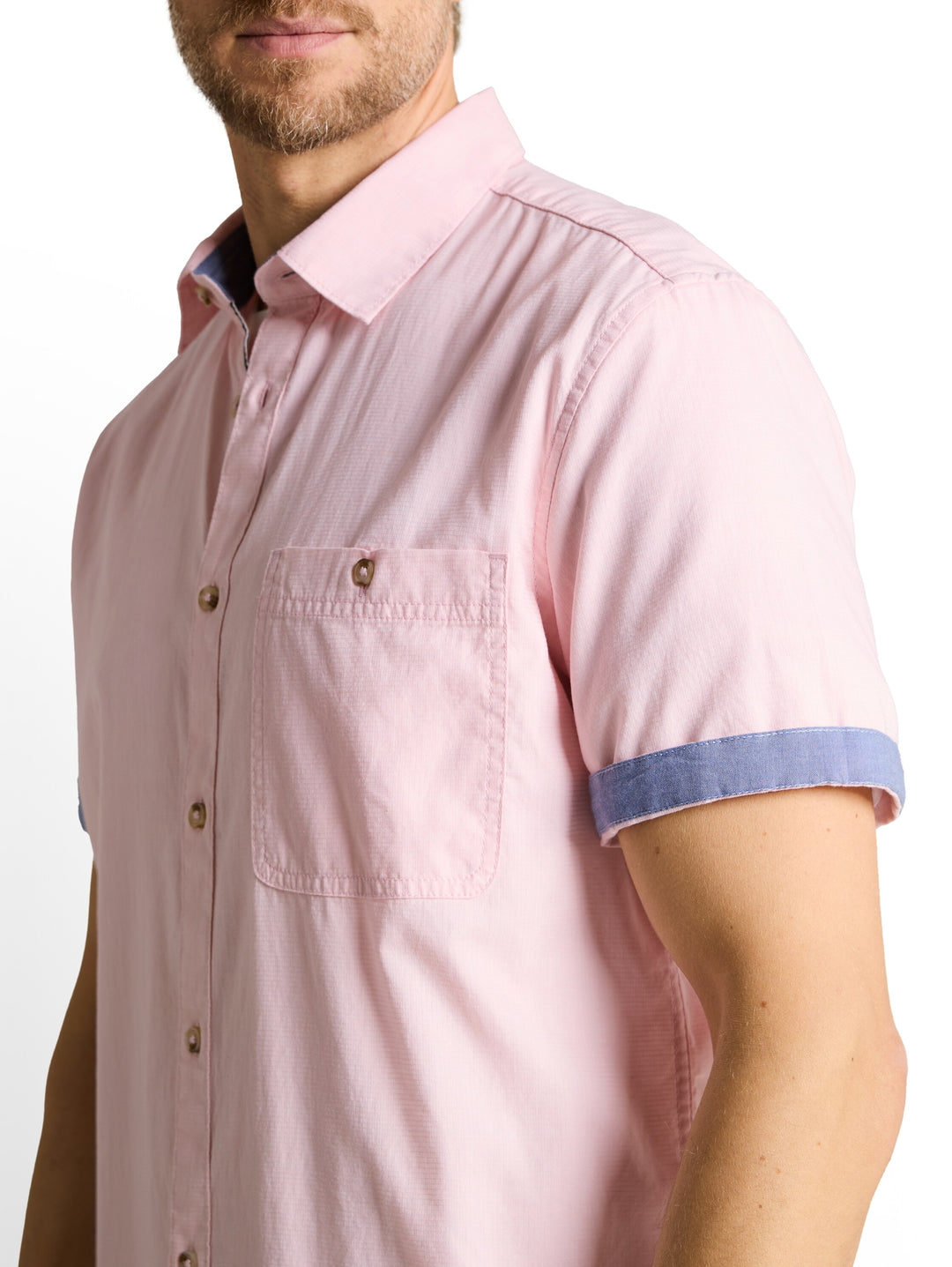 STRUCTURED SLUBYARN SHIRT
