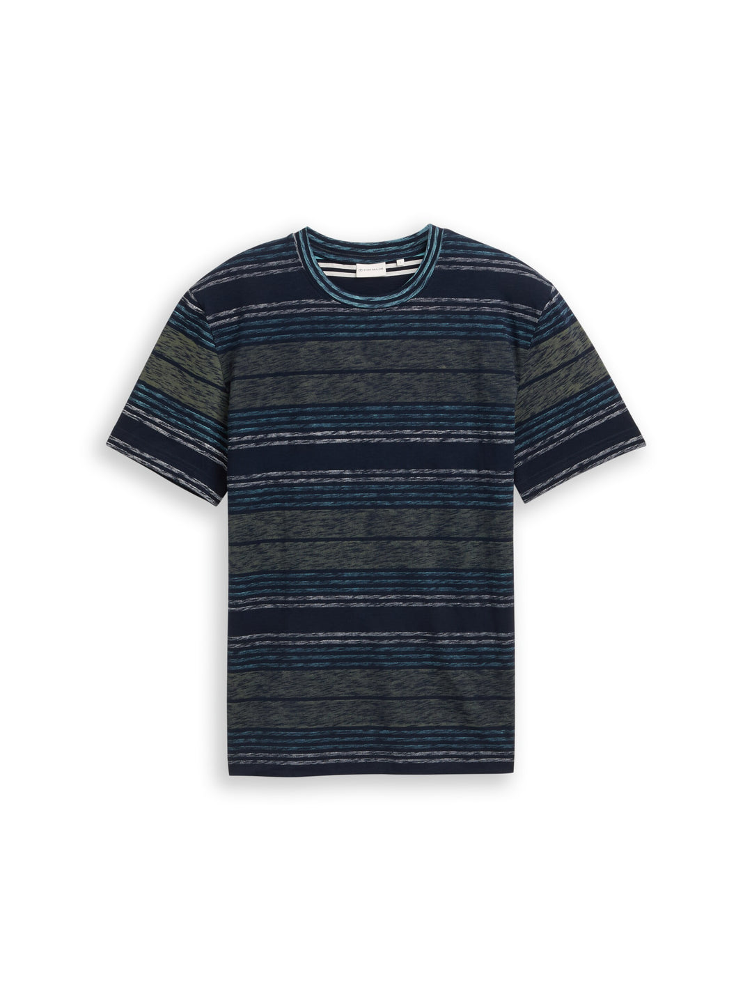 INSIDE PRINTED STRIPE T-SHIRT