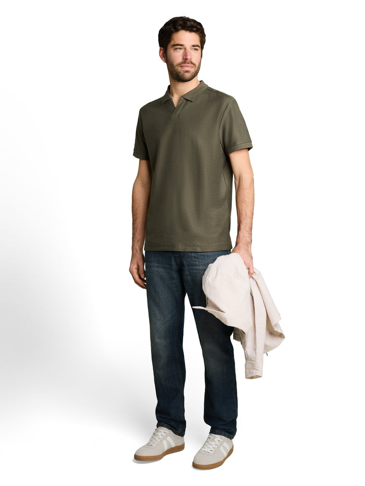 STRUCTURED RESORT COLLAR POLO