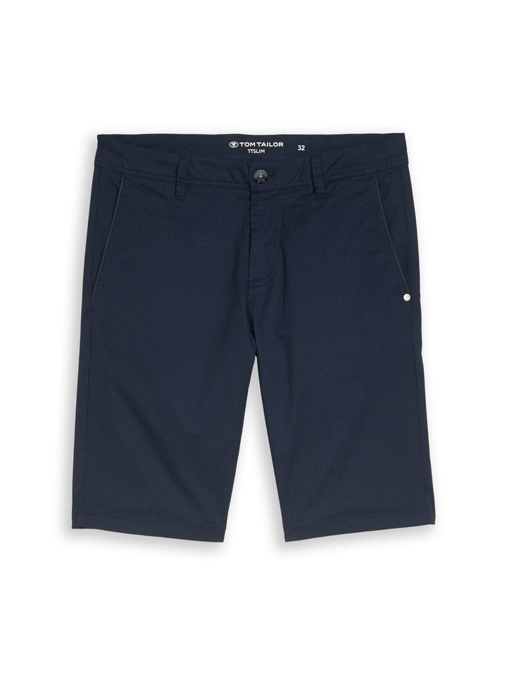 SLIM PRINTED CHINO SHORTS