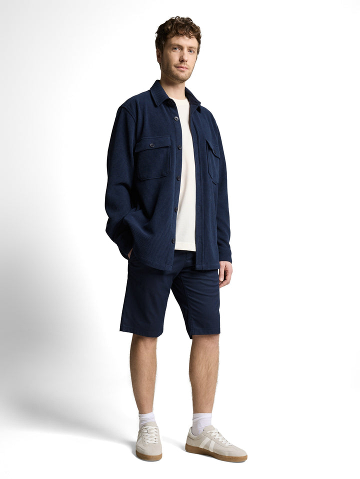 SLIM PRINTED CHINO SHORTS