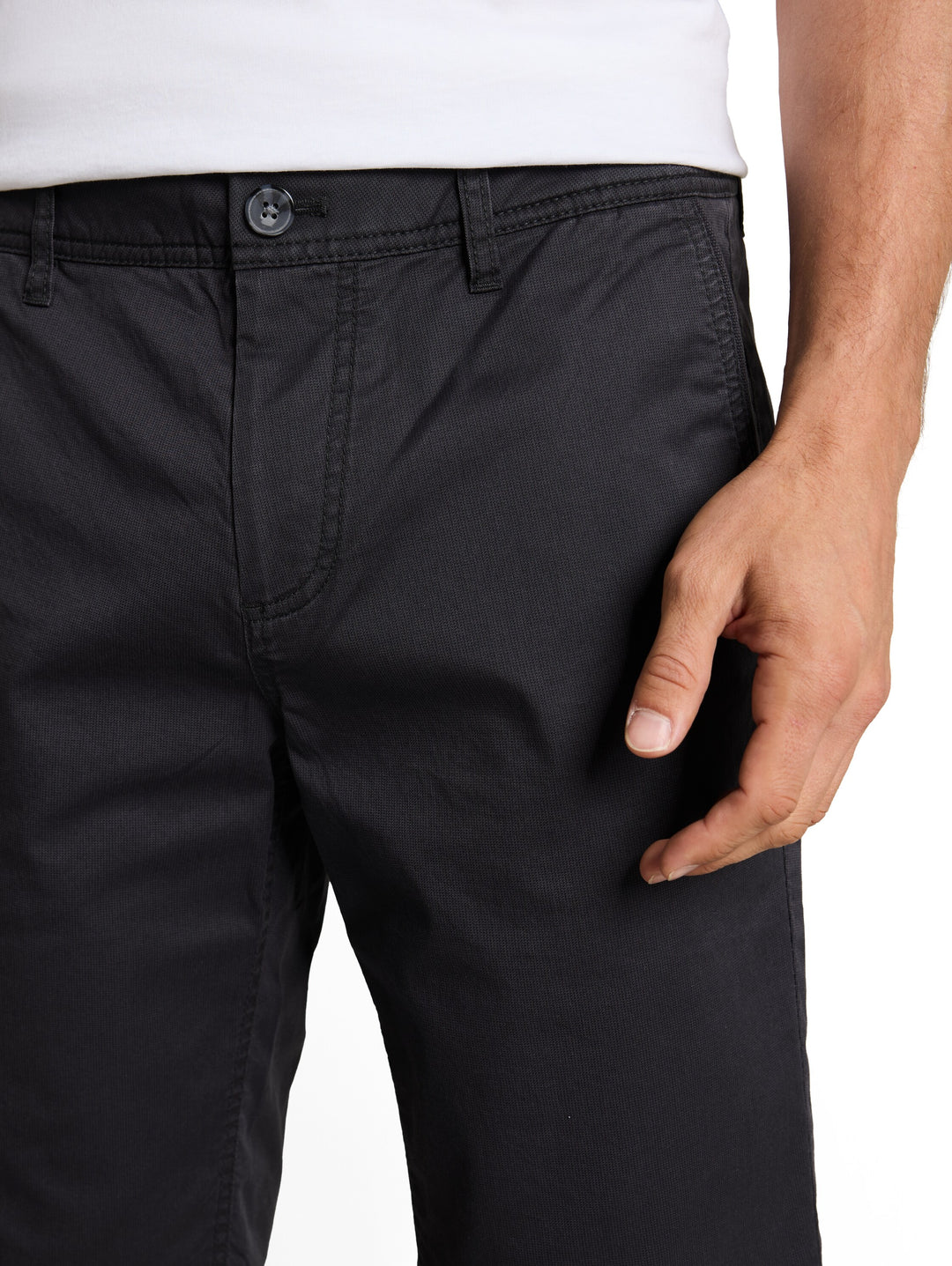 SLIM PRINTED CHINO SHORTS
