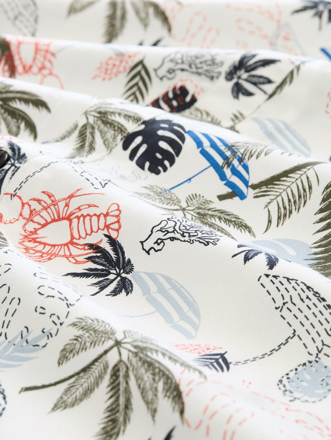 PRINTED VISCOSE TWILL SHIRT