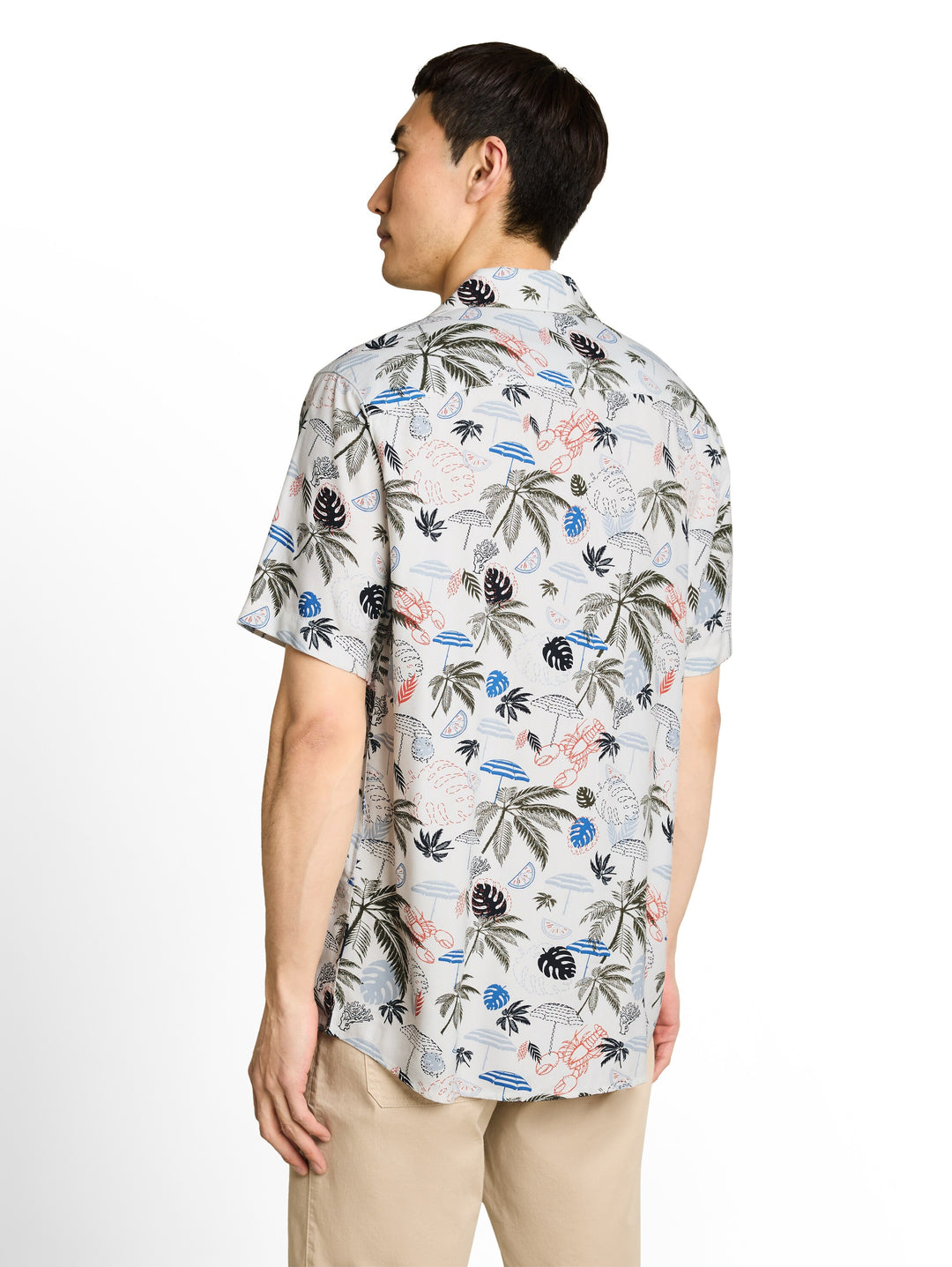 PRINTED VISCOSE TWILL SHIRT