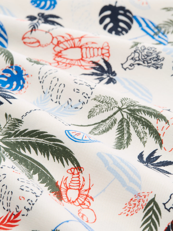 ALLOVER PRINTED POLO