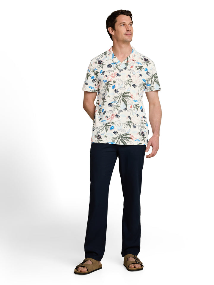 ALLOVER PRINTED POLO