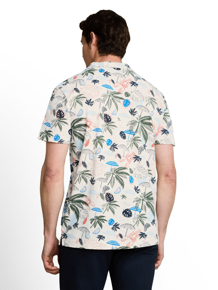 ALLOVER PRINTED POLO