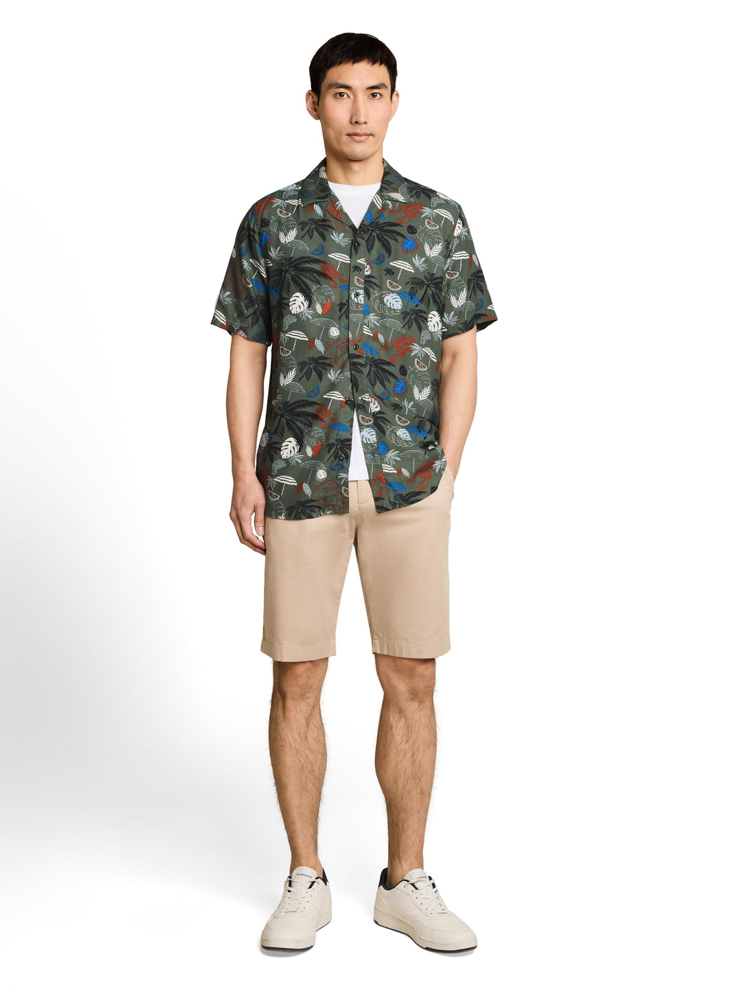 PRINTED VISCOSE TWILL SHIRT