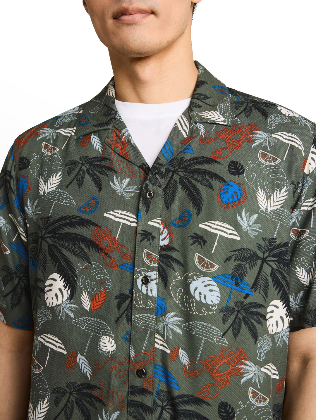 PRINTED VISCOSE TWILL SHIRT